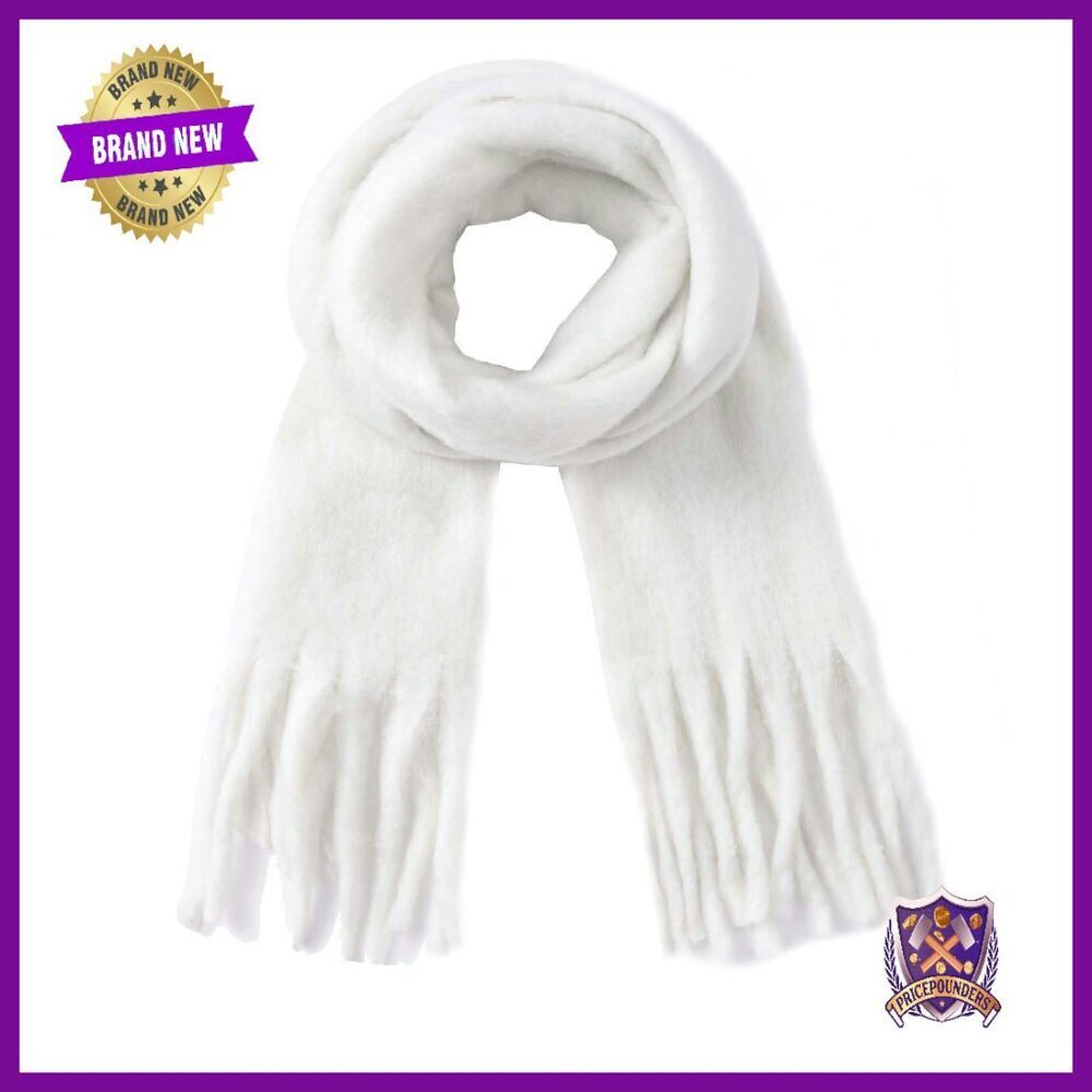 Oversized Chunky Blanket Scarf - 100% Polyester - Winter Warm Wrap